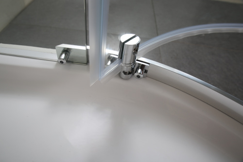 Душевой уголок Grossman Classic GR-7090 90х90 стекло прозрачное профиль хром глянцевый без поддона - фото 4